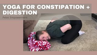 3 Easy Yoga Moves for Constipation, Bloating & Improved Digestion | Yoga For Gas Relief & Overeating