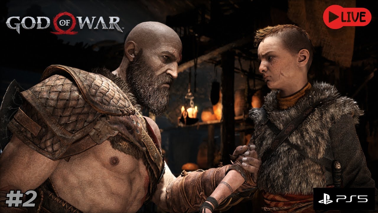 P2 | God of War 2018 | Kratos & Atreus Begin the Journey! ⚔️🔥|  PS 5 1080P 60FPS