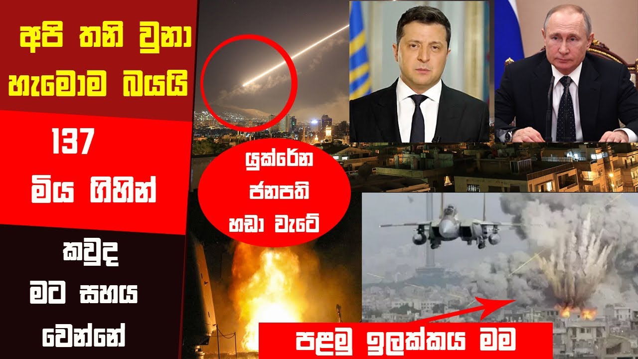 Ukraine War Updates Sinhala / 137 Dead