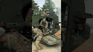 Infantry OSUT Basic Trainees Training Mounted Ops and Urban Ops Fort Benning 2021 Resimi
