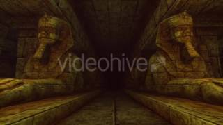 Stone Walls And Sculptures In The Maze