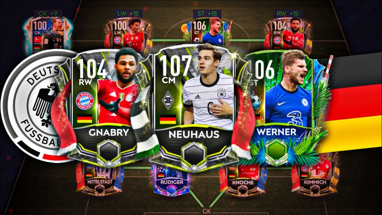 500M+ AMAZING GERMANY SQUAD BUILDER | LEGENDARY GERMAN SQUAD | FIFA MOBILE 21