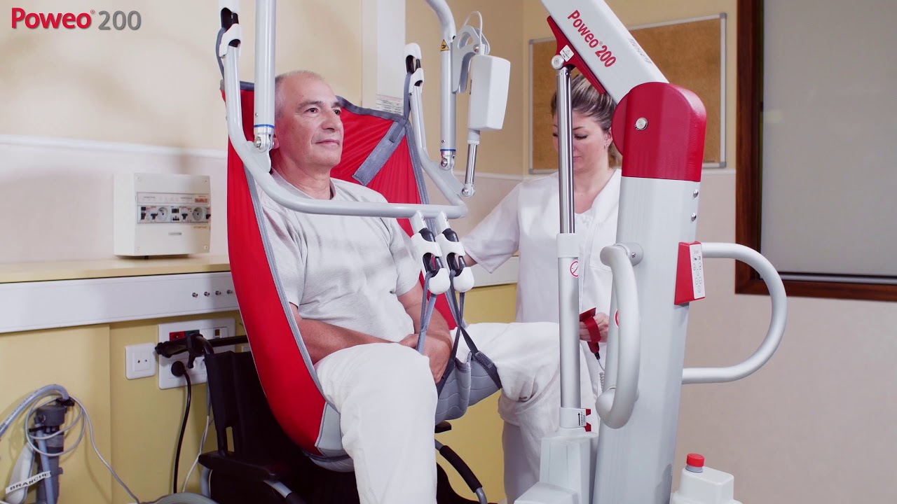 Poweo® 200 patient lifter by SCALEO Medical (full version) YouTube