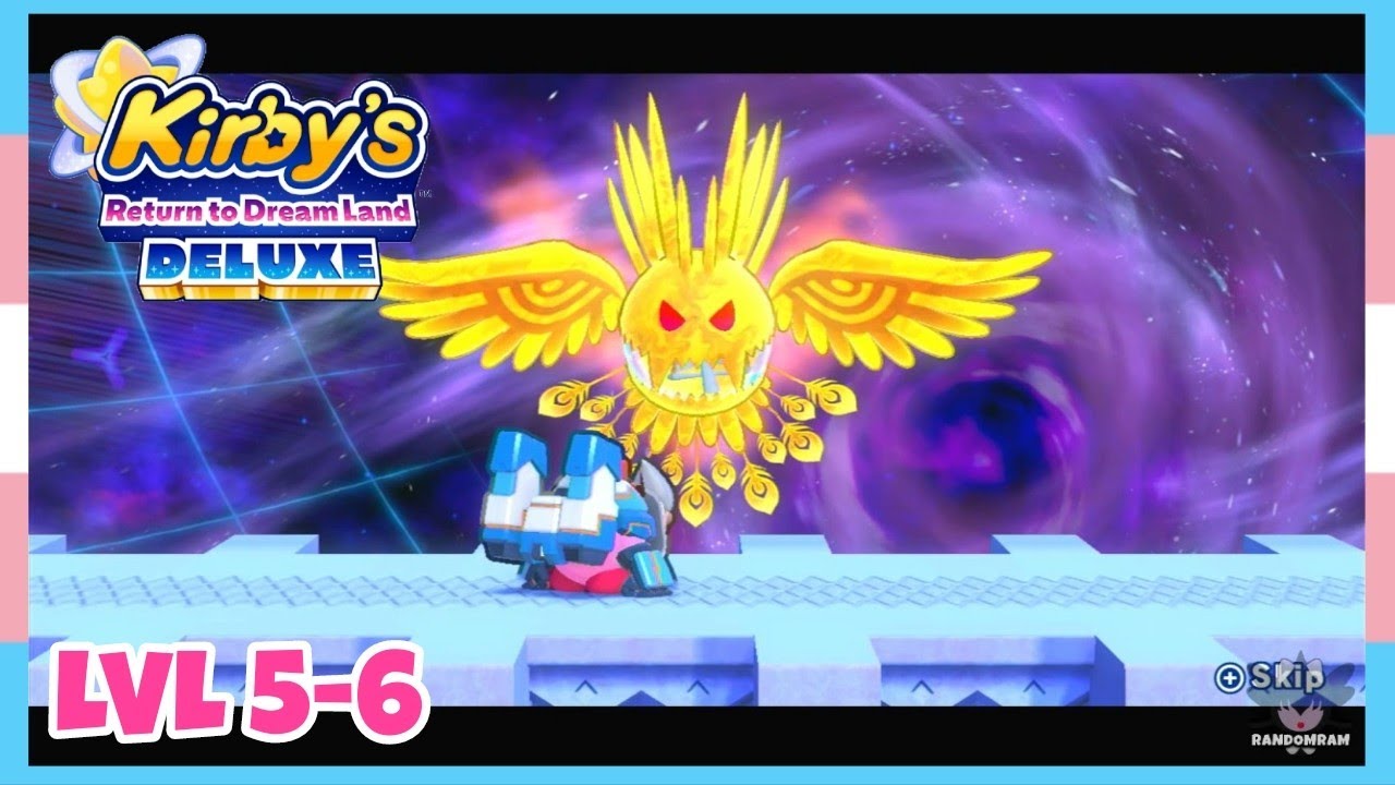 5th Boss Fight Grand Doomer Level 5 - Stage 6 Nutty Noon | Kirby's Return To Dreamland Deluxe