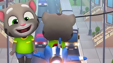 Talking Tom Gold Run : Up Gameplay 2023, iOS, Walkthrough, Android Game #104