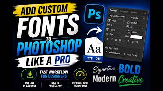 Add Custom Fonts to Photoshop Like a Pro (Fast Workflow for Designers) screenshot 3