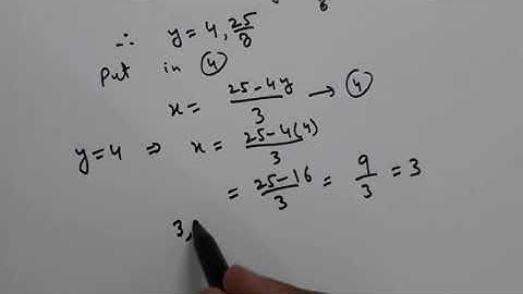 1st year Mathematics/Solution of simultaneous Quadratic Equations/Exercise 4.8/Question 6,8