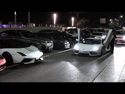 A supercar filled evening in Monaco (4/6): F12's, 599 GTO, 430 Scuderia, Aventador's & more!