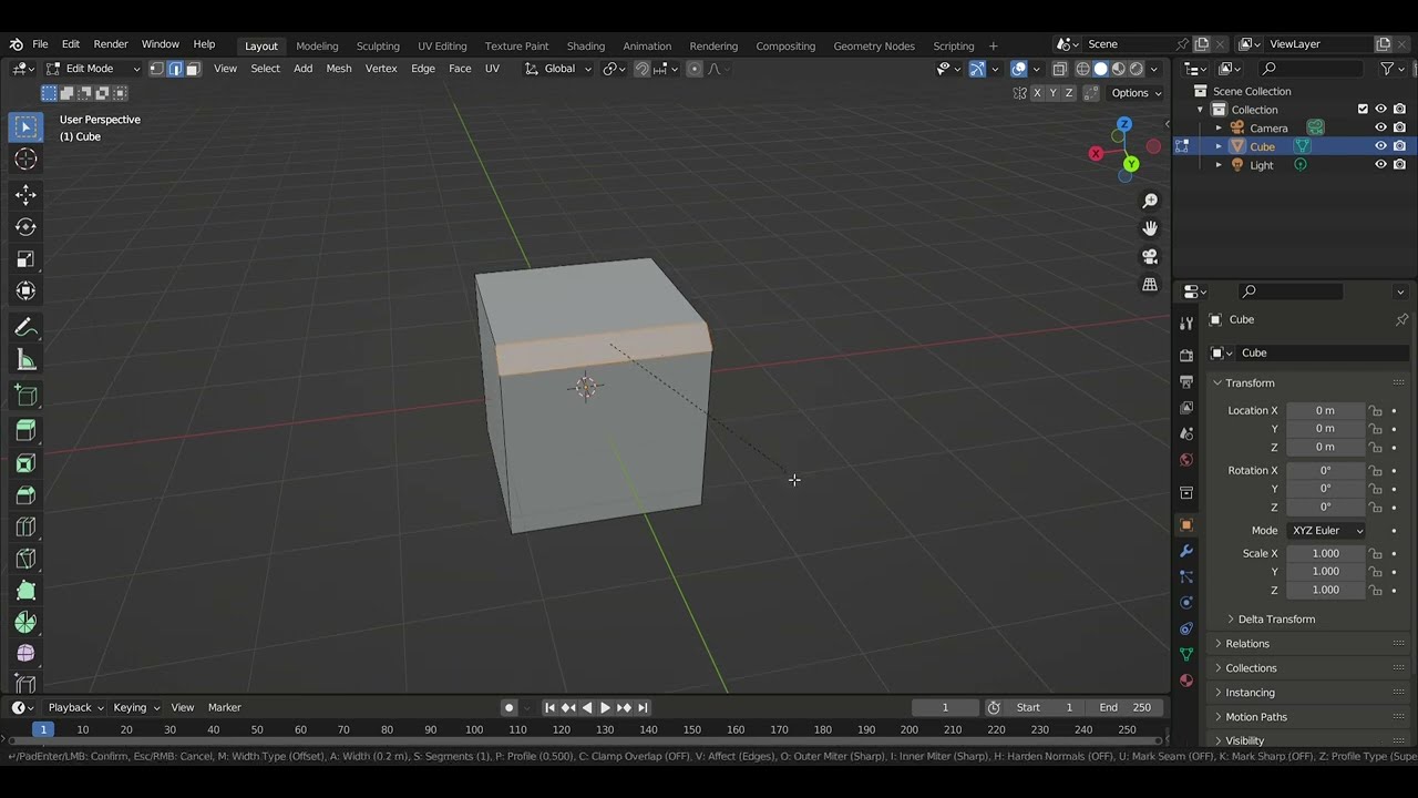 How to Bevel and Smooth edges in blender || Blender Tutorial || Problem Solving || 