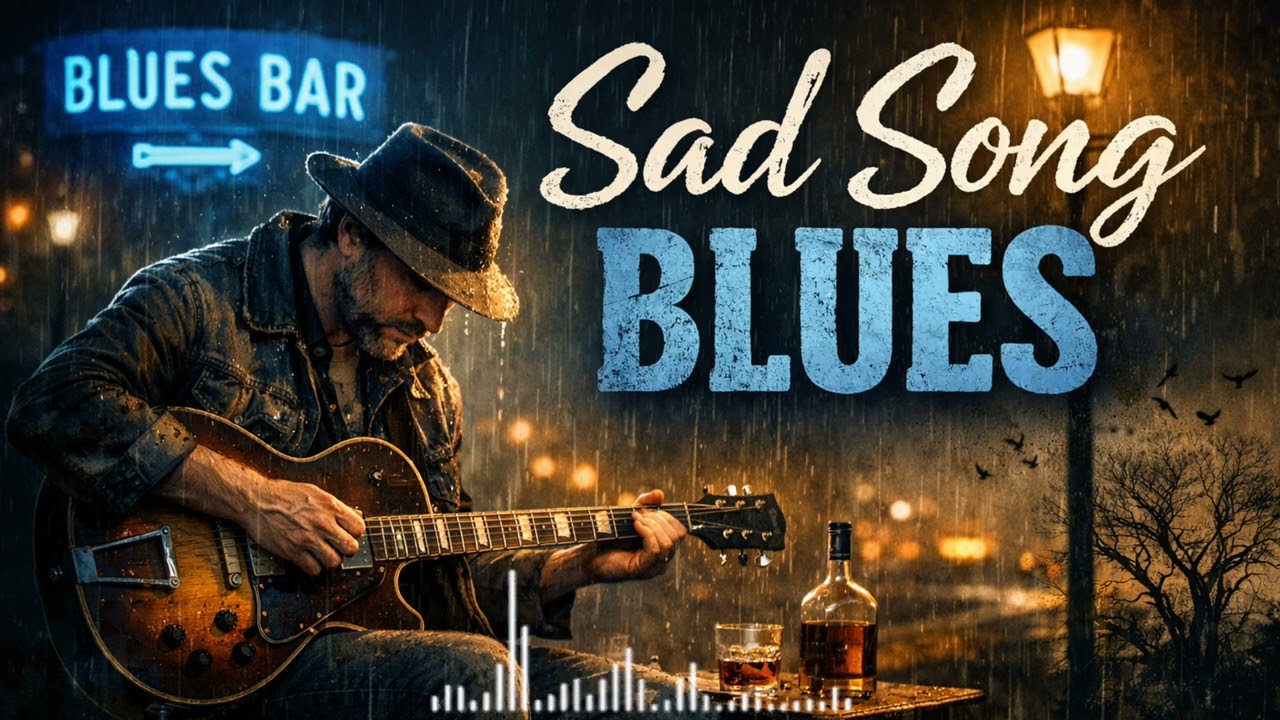 Sad Blues Instrumental – Broken Heart Guitar Music for Deep Feelings