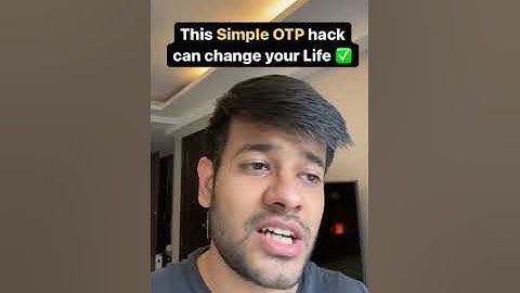 This Simple OTP Hack Can Change Your Life!✅  #shorts #jaykapoor