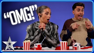 golden buzzer audition leaves joe baggs and harriet rose