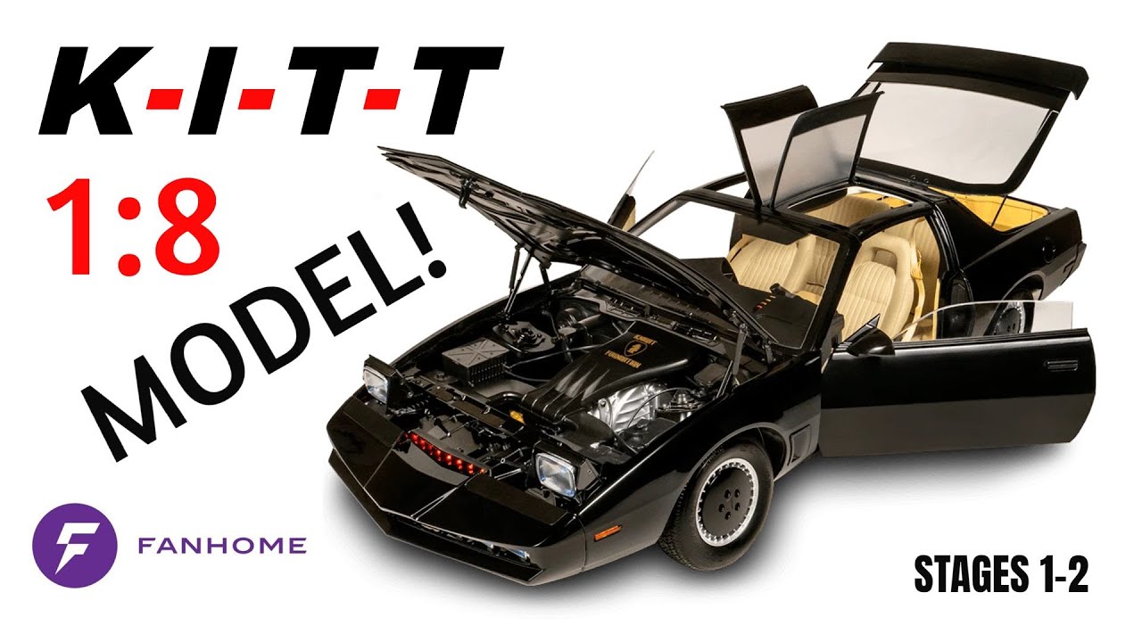 Building the Fanhome Knight Rider KITT 18 Model! Highly Detailed