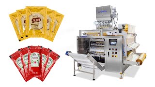 Multi Lanes Tomato Ketchup Paste Packing Machine