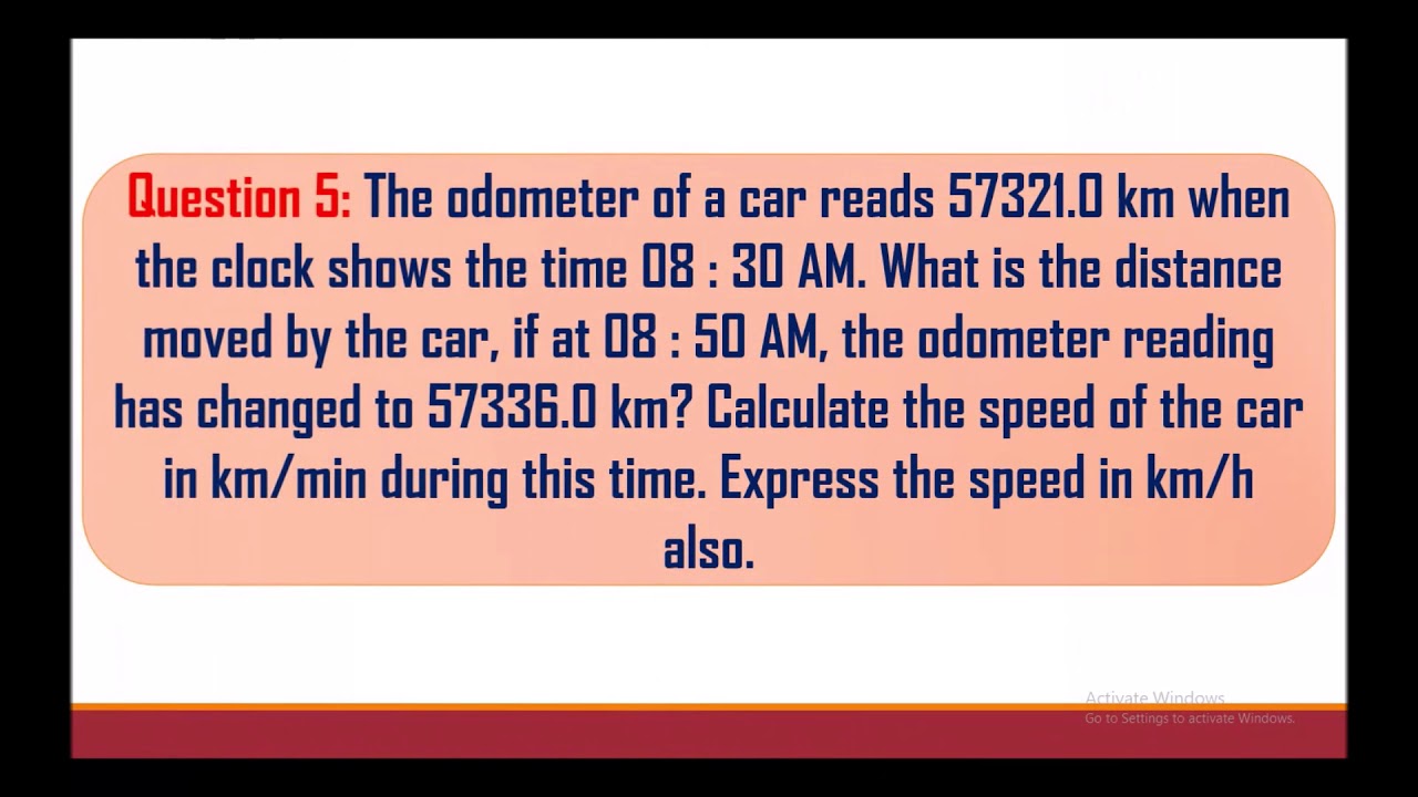 NCERT Solutions for Class 7 Science Chapter 13 Motion and Time - YouTube