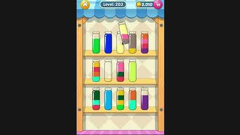 Water Sort Puzzle I Level 203 I  Facebook I SOLVED