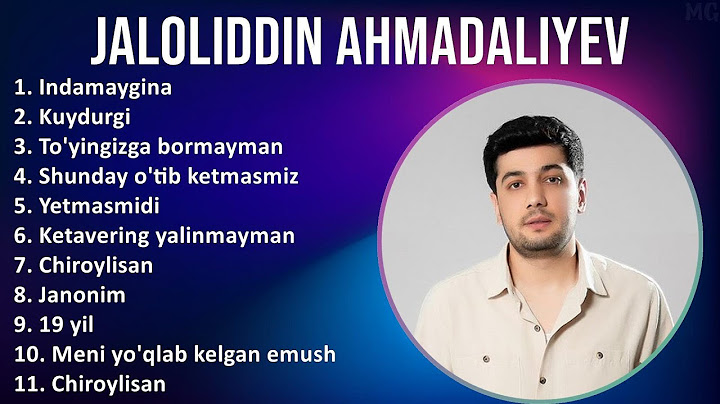 Jaloliddin Ahmadaliyev 2025 MIX Top Hits - Indamaygina, Kuydurgi, To'yingizga bormayman, Shunday...