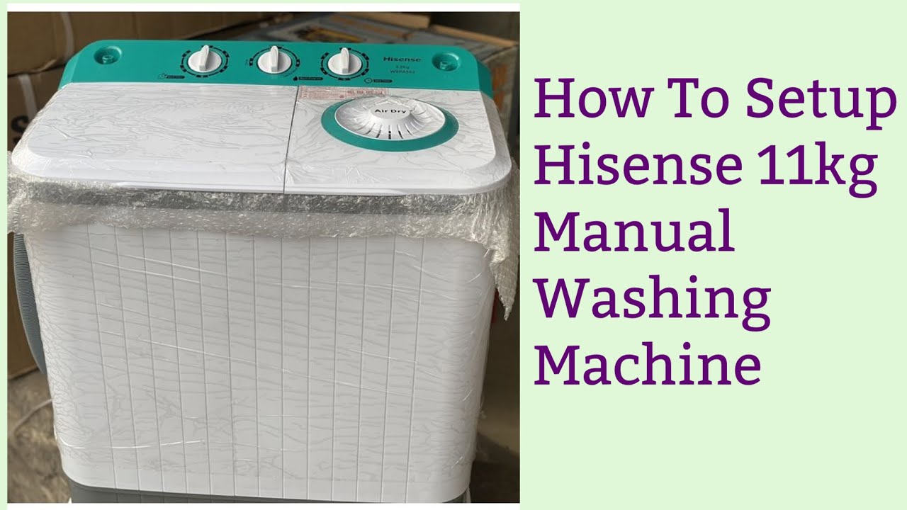 Hisense 11.0kg Wsrb113 Twin Tub Washing Machine