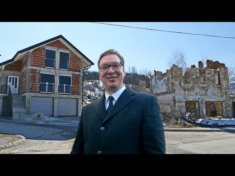 Predsjednik Srbije Aleksandar Vučić pravi kuću u Bugojnu