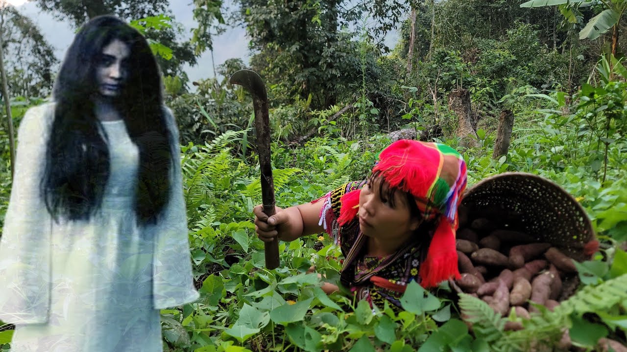 Single mother in danger in the forest - Trying to find her lost child ...