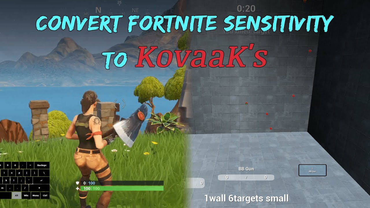 How To Get Your Exact Fortnite Sensitivity In Kovaak S By Rare Shadow