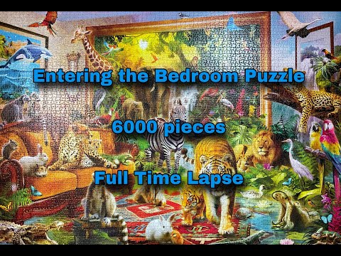 Entering the Bedroom, 6000 PIECES, Educa - FULL TIME LAPSE