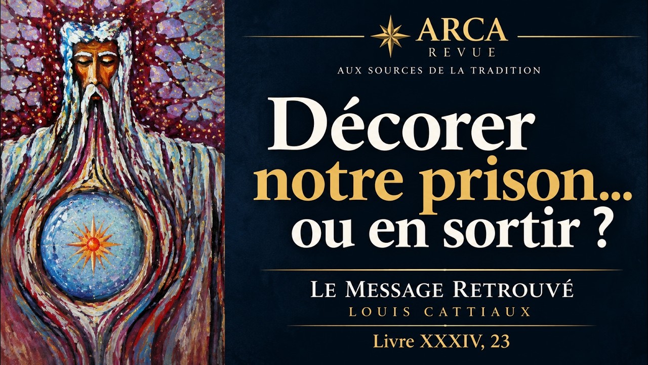 Décorer notre prison… ou en sortir ? | Le Message Retrouvé – Livre XXXIV, 23