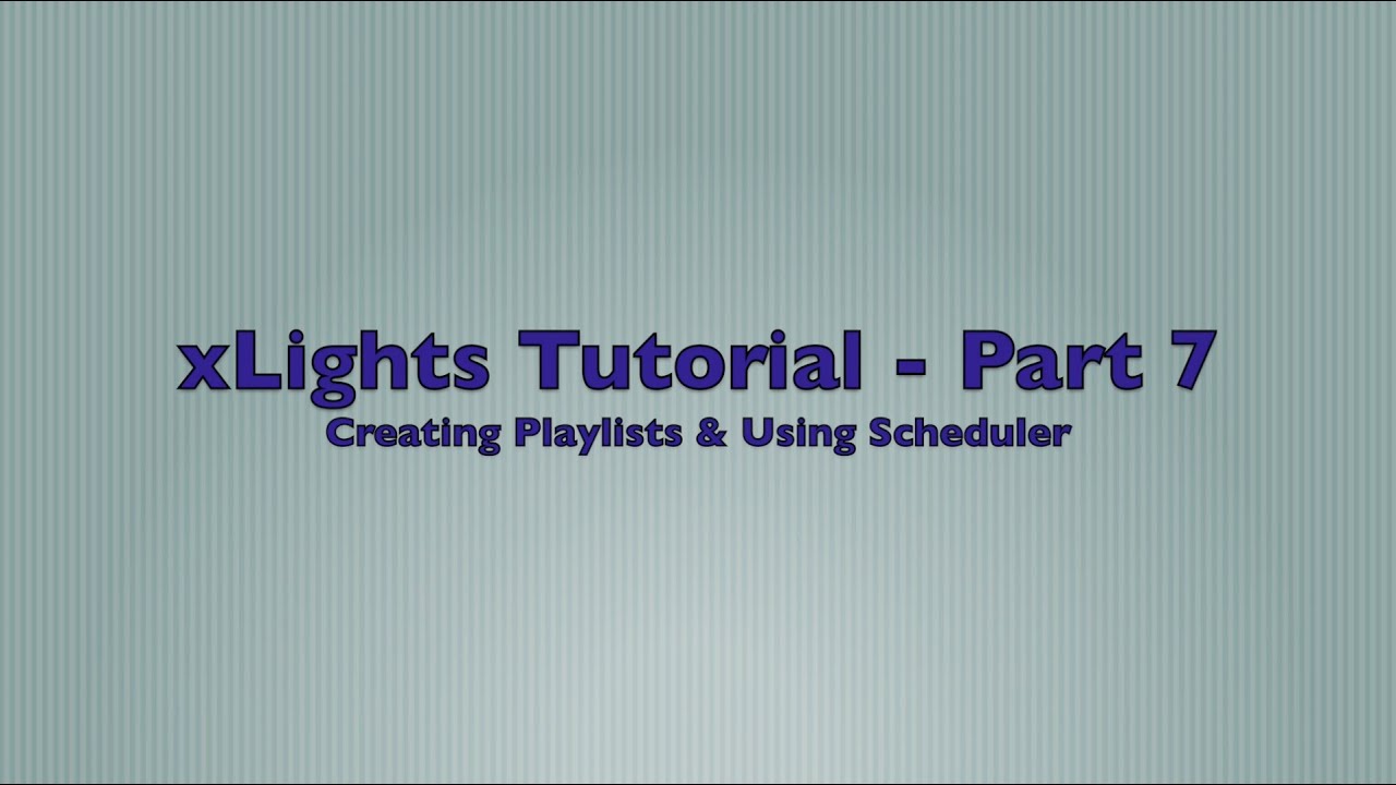 Xlights Tutorial | xlights 2015 version 4 tutorial part 7 creating Xlights Tutorial | xlights 2015 version 4 tutorial part 7 creating