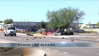 TEP crews still fixing storm damage on Tucson's southside