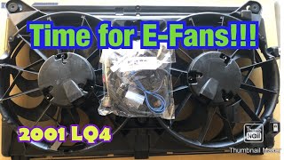 Electric Fan (EFan) Conversion on 2001 Sierra C3 with HD fans