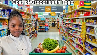 COST OF GROCERY IN TOGO WEST AFRICA. INSIDE A SUPER MARKET IN LOMÉ  screenshot 1
