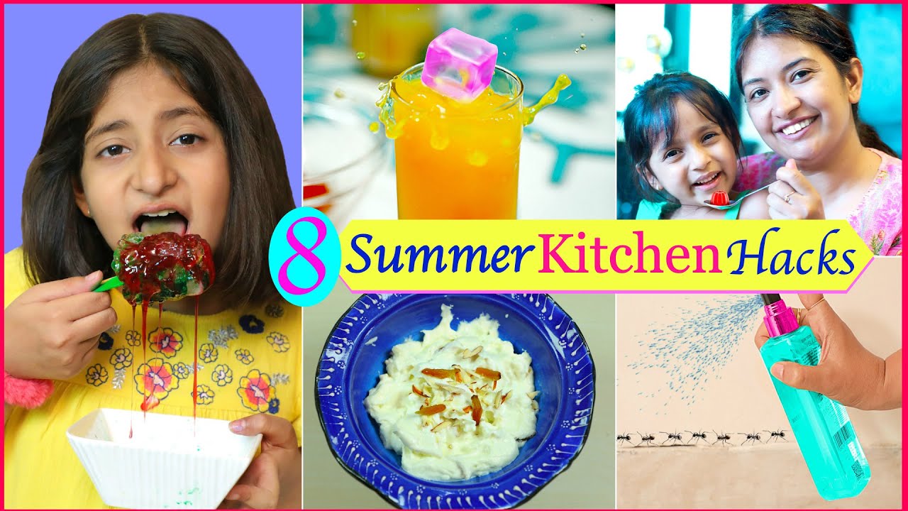 8 LIFE Saving SUMMER Kitchen Hacks | CookWithNisha | Cook With Nisha