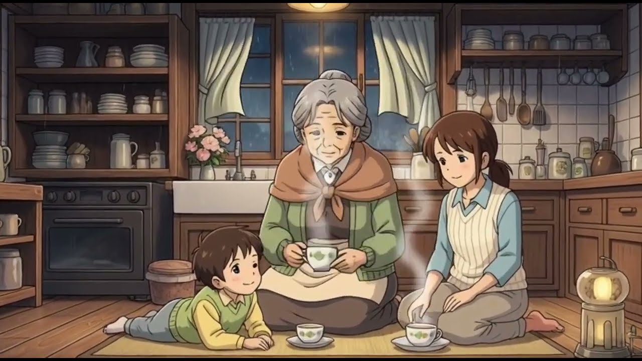 🌧️A Peaceful Rainy Day Spent Together in a Tree 🏠 | Cooking ASMR | Ghibli-Style Video