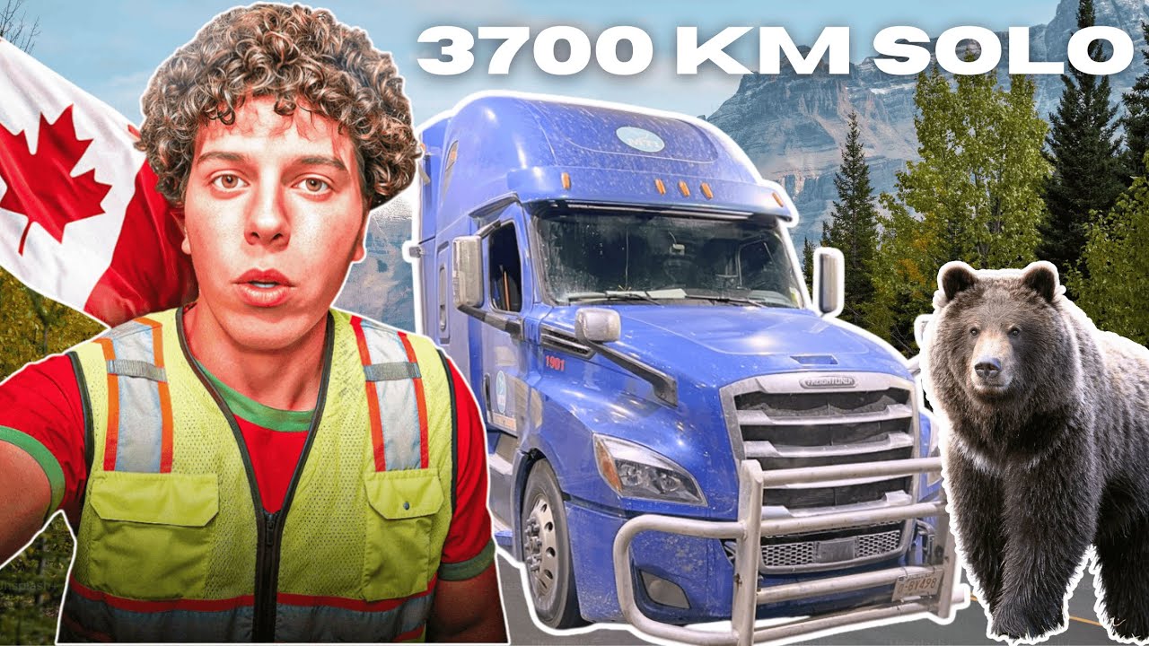 رحلة طويلة عبر كندا 3700 كم من المغامرة! 🇨🇦🚛