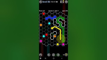 How To Solve Flow Free Hexes Scattered Pack Level 86 10x10 Board Walk Through Solution Walkthrough