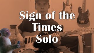 If 'Sign of the Times' by Harry Styles had a solo