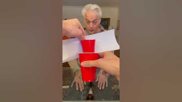 MAGIC WATER CUP TRICK TUTORIAL 😱😂