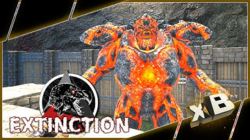 LAVA GOLEM & ALPHA ARGY! :: MODDED ARK: Extinction :: Ep 6