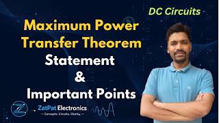 Maximum Power Transfer Theorem Statement &amp; Important Points