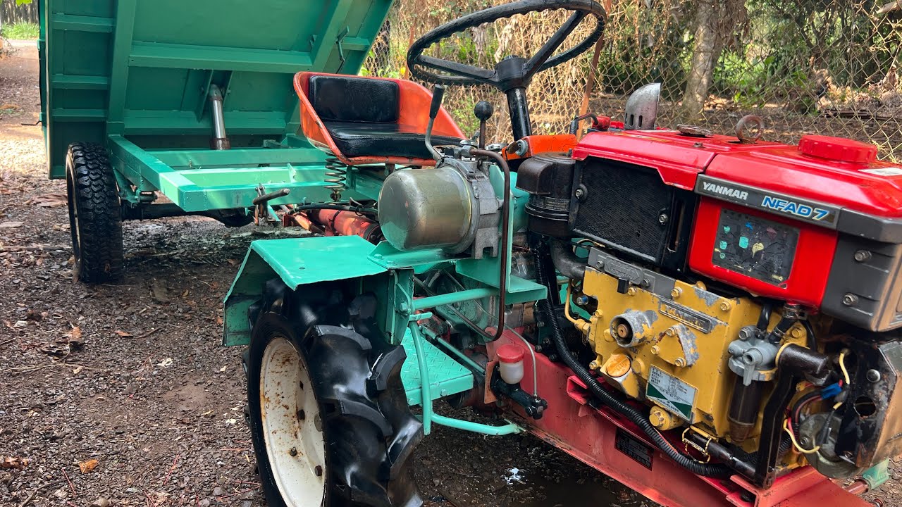 Xe rùa 4 bánh 2 cầu có ben có đề máy yanmak nfa d7 hàng siêu hót ae mua gọi 0972845124