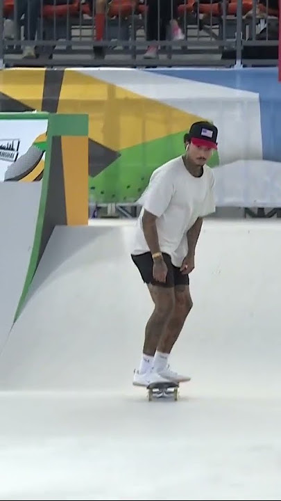 Who else but Nyjah Huston! 🤩 #olympicqualifierseries