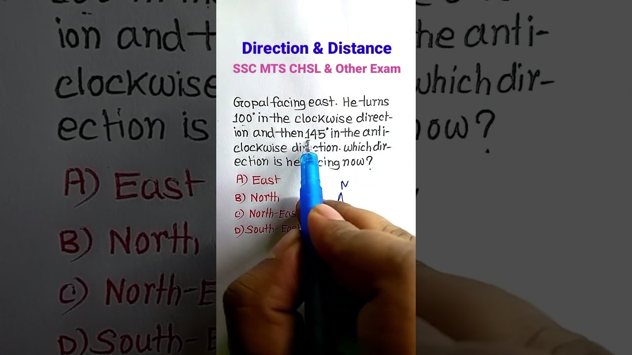 Direction Test And Distance Reasoning Tricks Classes Shorts