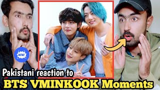 Pakistani reaction to bts | VMINKOOK Moments| How Makane Line Love Each other