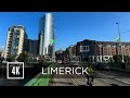 Limerick virtual tour by walk in 4kr  3d audio  ireland 2023