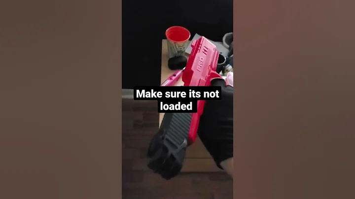 How to blow out a candle with a nerf gun #shorts #nerf