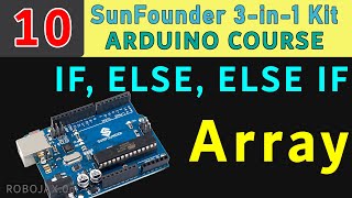 Lesson 10: Conditional Statement in Arduino and Using Array | SunFounder Robojax screenshot 5