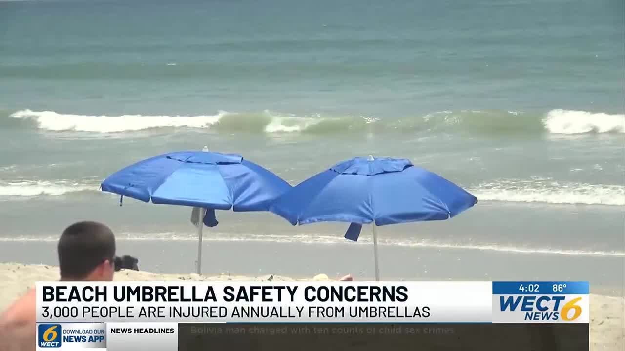 “It can be a hazard”: Beach official speaks about dangers of beach umbrellas