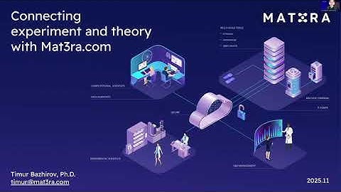 2025-11 Mat3ra for STEM Intro