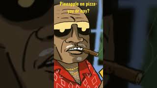 Pineapple on your pizza?   #Pizza #Animation #pineapple #LarsLazarus