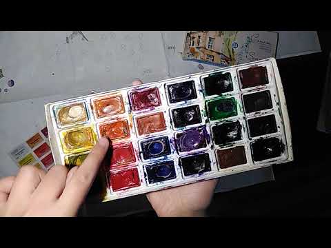 Первое видео. Акварель Сонет